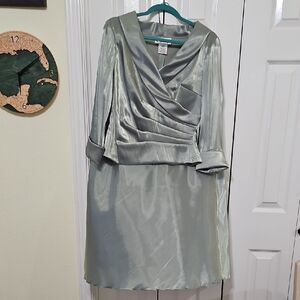 Elegant Mermaid Green Dress